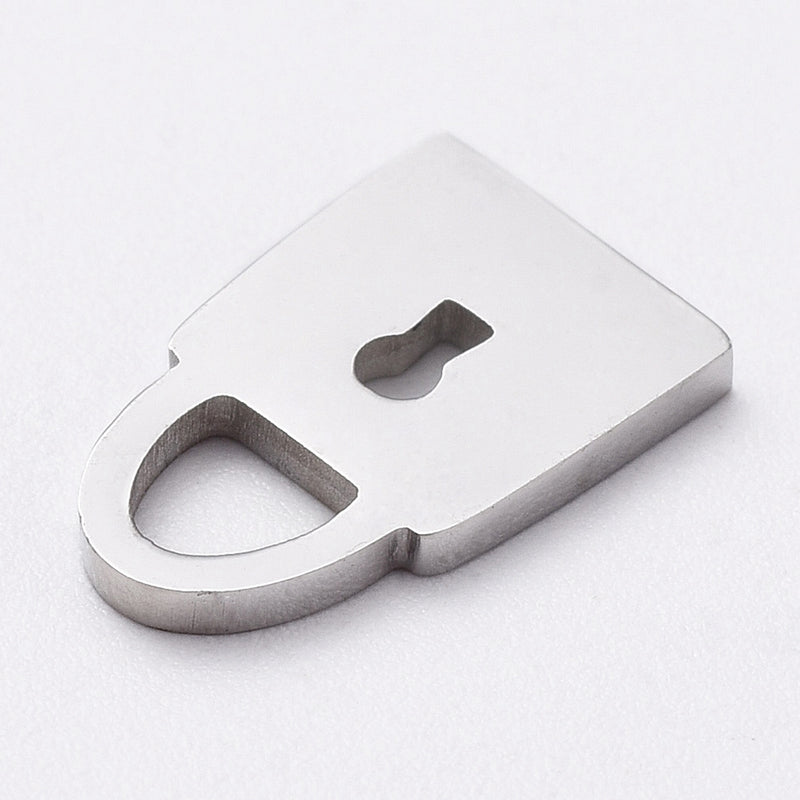 Stainless Steel Mini Padlock Pendant