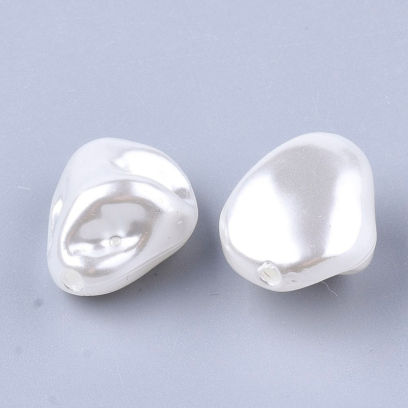 Plastic AB Pearl Nugget Beads