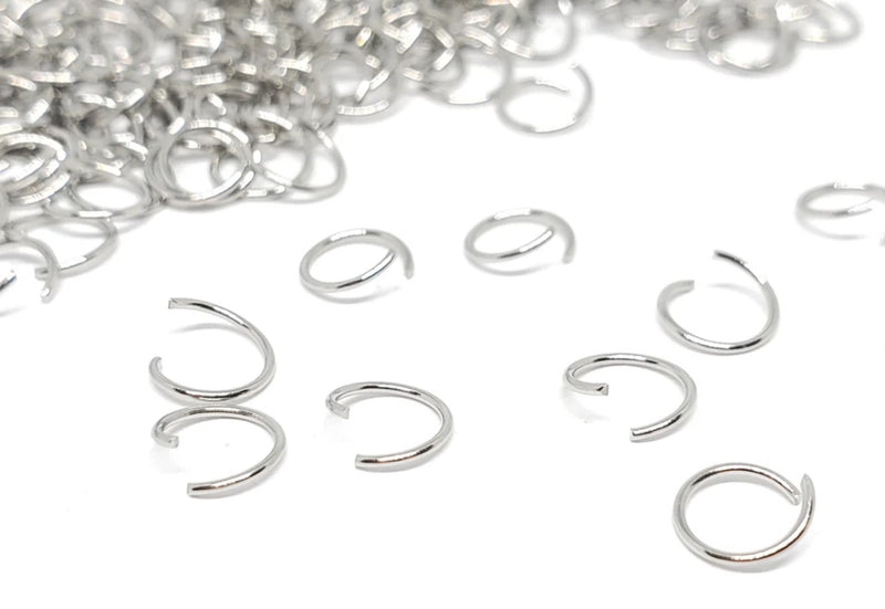 Stainless Steel Smooth Jump Ring (6mm)