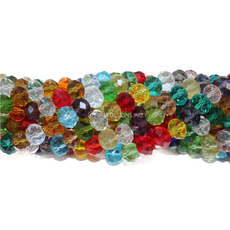 Abacus Bead Strand (Assorted Colors Transluscent)