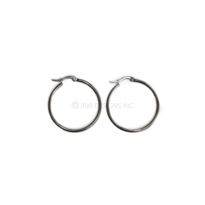 Stainless Steel Hoop Earring 35mm (2 PCS)