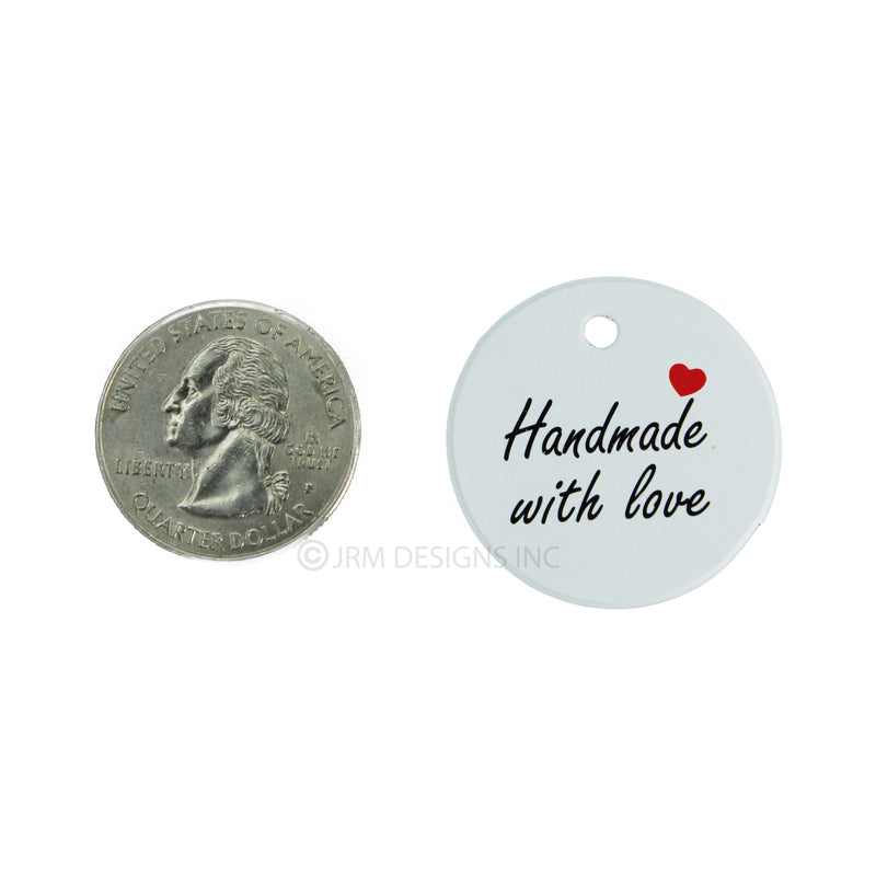 Handmade with Love Circular Tag (100 PCS)