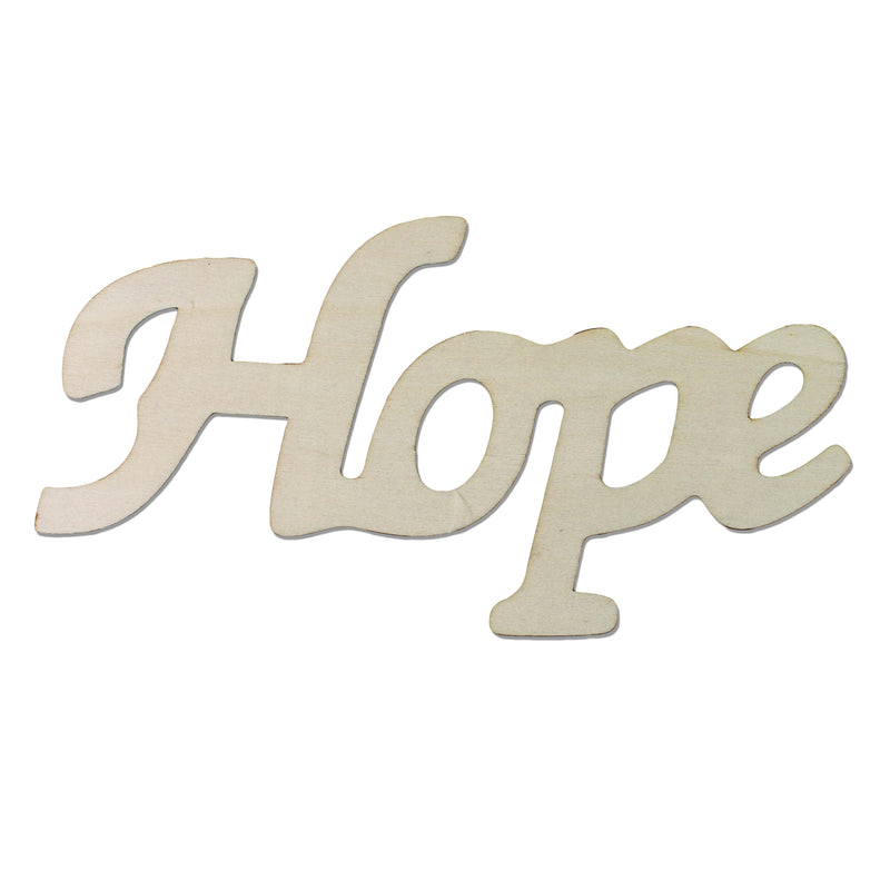 Wood Word "Hope"