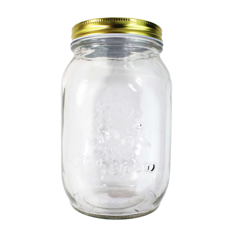 Glass Jar with Aluminum Cap