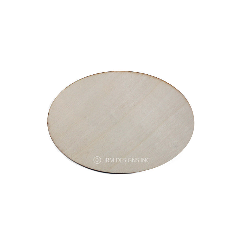 Wood Oval Plaque