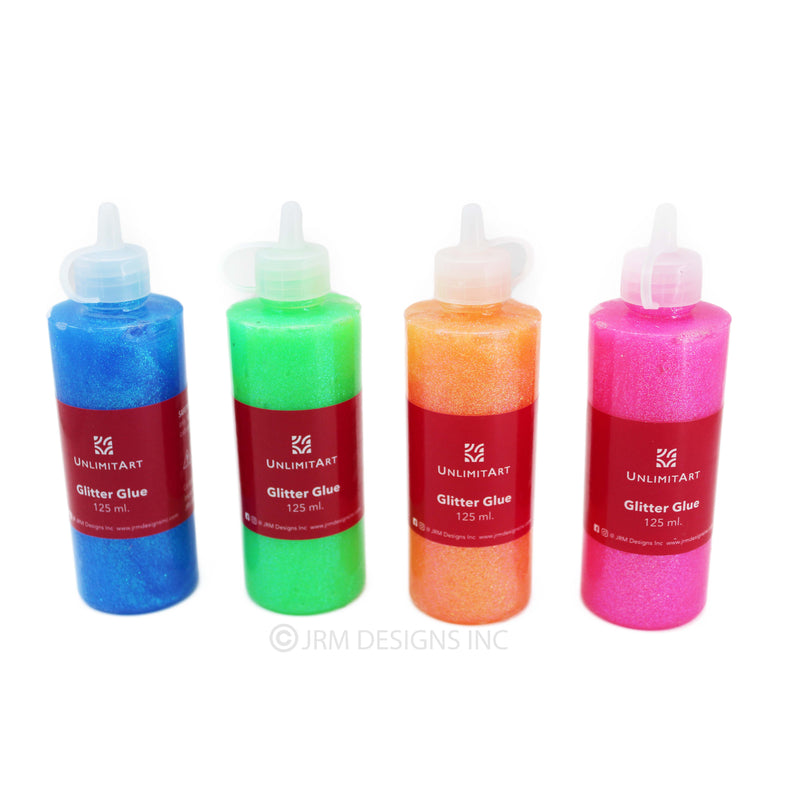 Glitter Glue Neon Colors (125 ml)