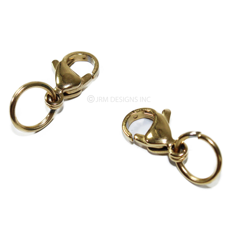 Stainless Steel Lobster with Jump Ring (4 PCS)