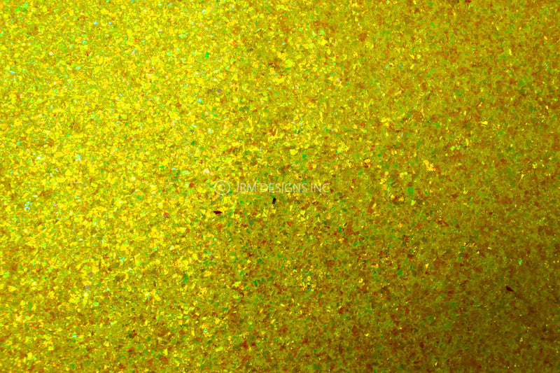 Vinyl with Shredded Gold Glitter