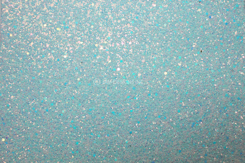 Vinyl Baby Blue with Chunky Glitter