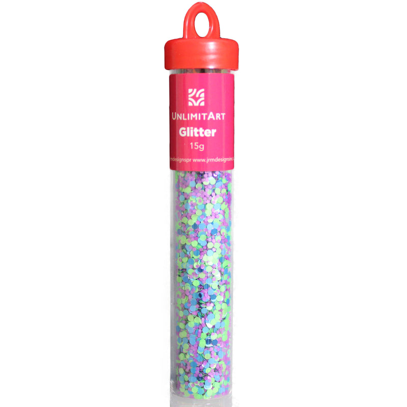 Glitter Round Shape Medley (15 grm)