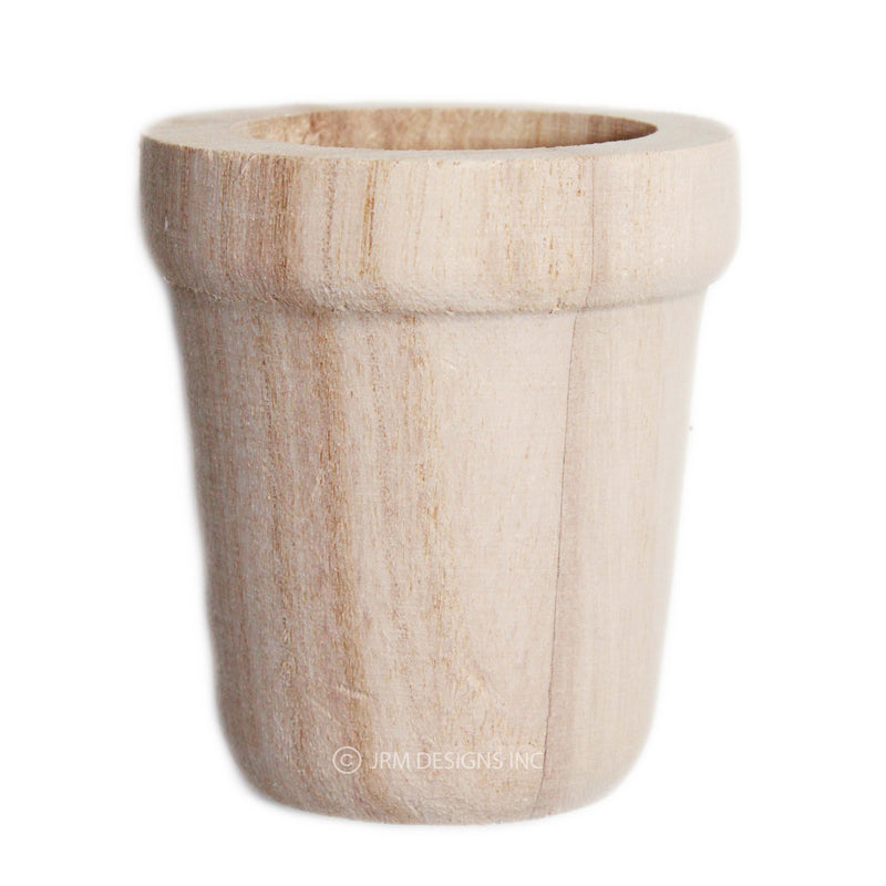 Mini Wood Flower Pot
