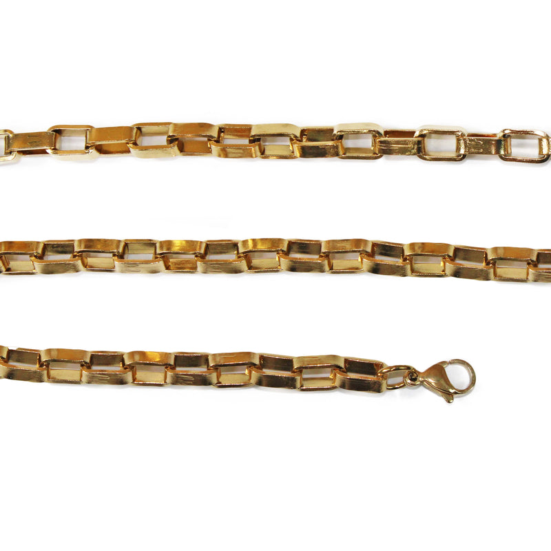 Stainless Steel Chain Gold (17.7 inch)
