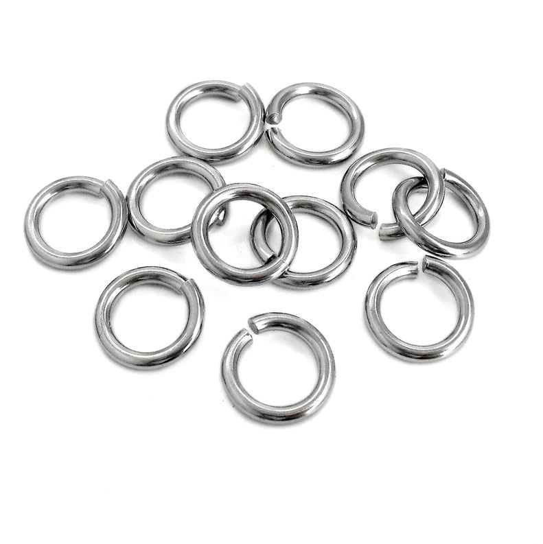Stainless Steel Smooth Thick Jump Ring (12mm)