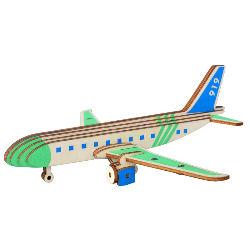 Wood Airplane Puzzle Toy