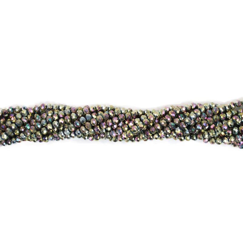 Abacus Bead Strand (Silver AB)