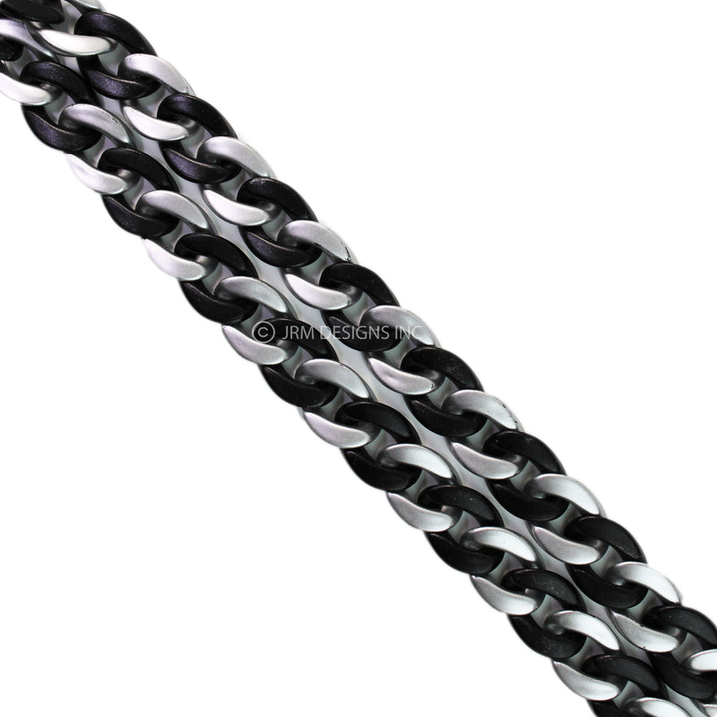 Acrylic Curbed Twisted Chain Dual Color (19.5 in)