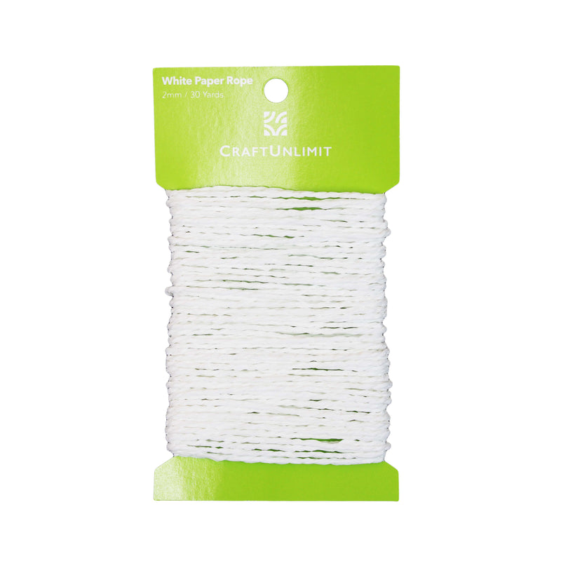 White paper Rope 2mm (30 yrds)