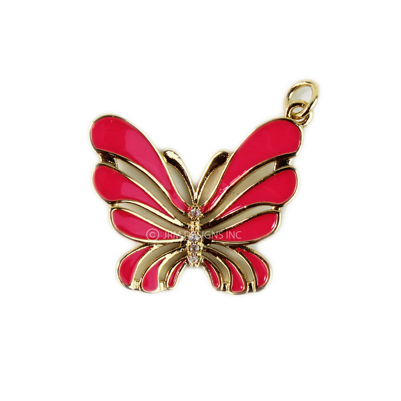 Enamel Butterfly Charm