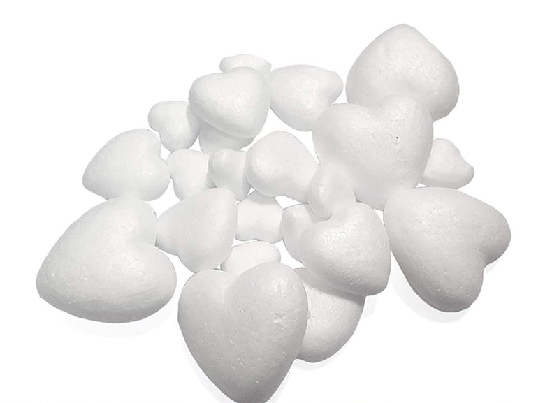Polyfoam Heart Assorted Sizes (15 PCS)
