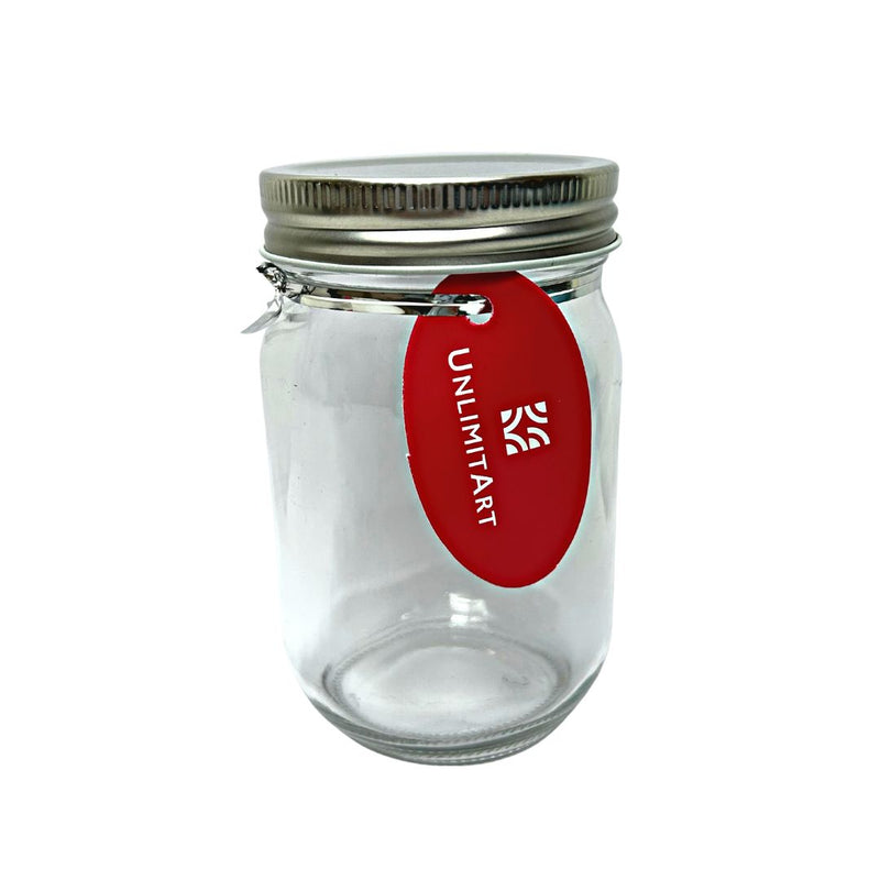 Glass Jar w/ Aluminum Cap (13.5 oz)