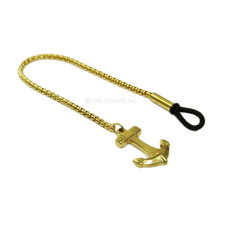 Stainless Steel Anchor & Box Chain Bracelet