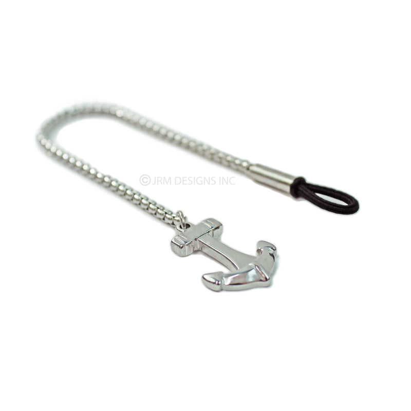Stainless Steel Anchor & Box Chain Bracelet
