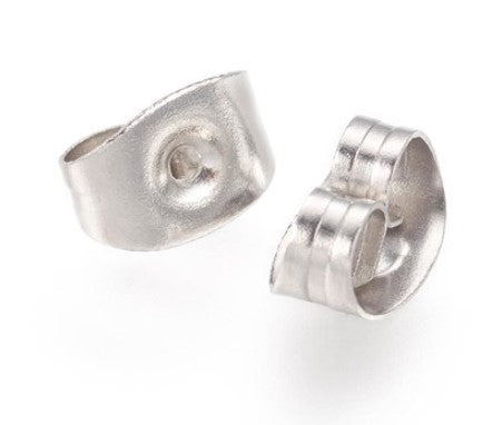 Stainless Steel Earring Backs 5mm