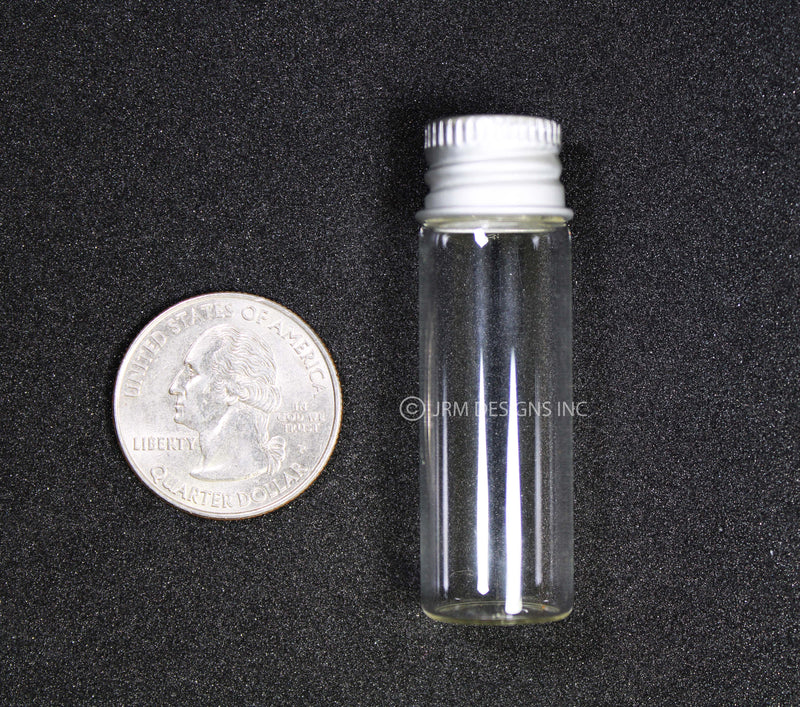 Glass Bottle with Aluminum Cap 30 ml (5 PCS)