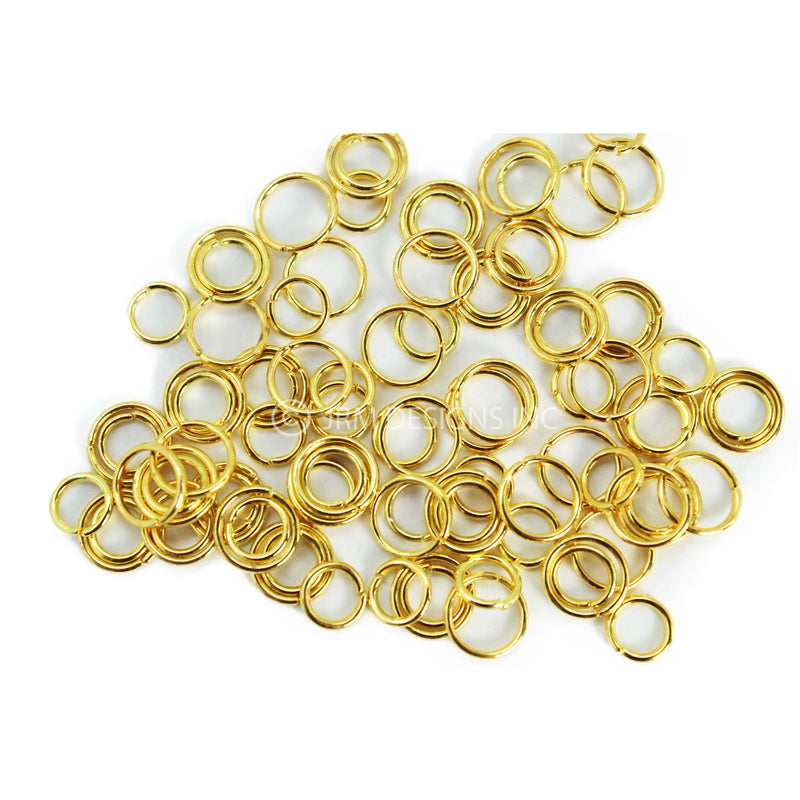 Iron Jump Ring Assorted Sizes 6mm & 8mm (240 PCS)