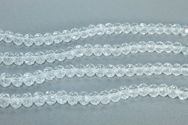 Abacus Bead Strand (Clear)