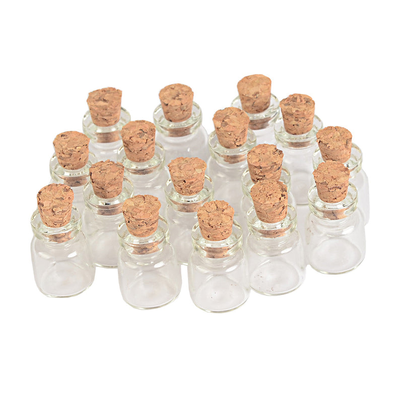Glass Bottles with Cork 5ml (8 PCS)