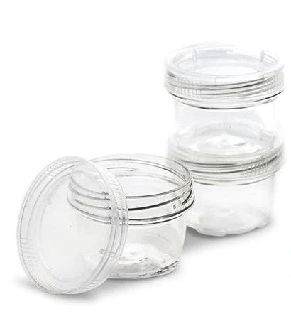 Screw Top Canisters Cups (3 PCS)