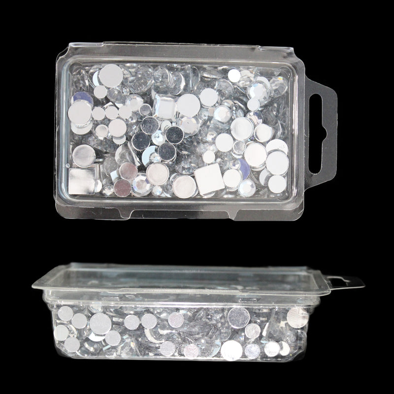 Acrylic Flat Cabs Crystal (500 PCS)