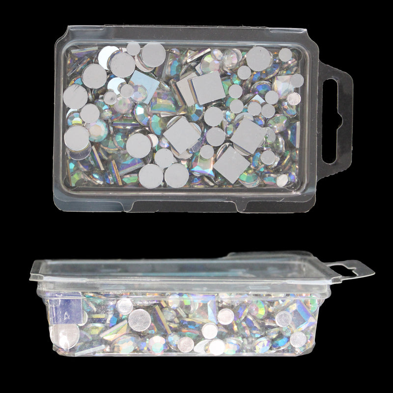 Acrylic Flat Cabs Crystal (500 PCS)
